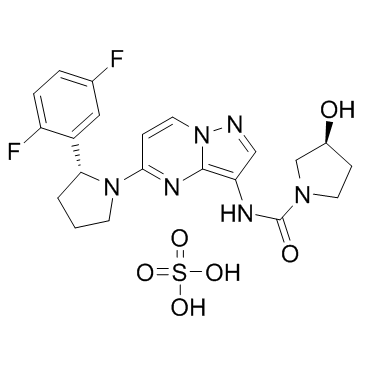 CAS:1223405-08-0	Larotrectinib sulfate	硫酸拉罗替尼   新药中间体KG级