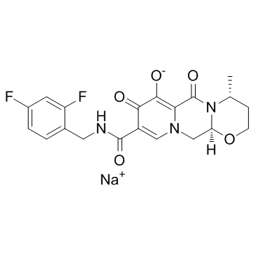 CAS:1051375-19-9	Dolutegravir (sodium)	度鲁特韦钠盐  药物分子开发 