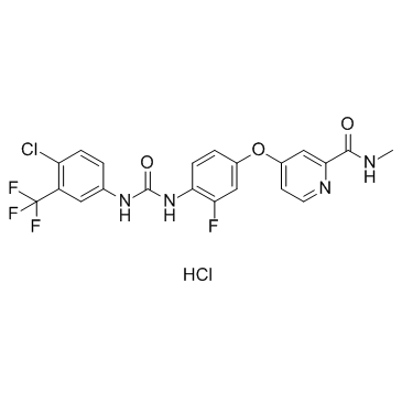 CAS:835621-07-3	Regorafenib (Hydrochloride)	盐酸瑞格非尼  新药中间体中试