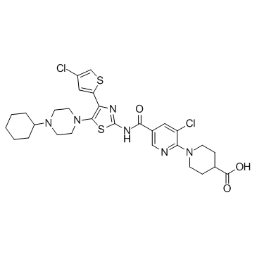 CAS:570406-98-3	Avatrombopag   马来酸阿伐曲波帕   药物分子开发  