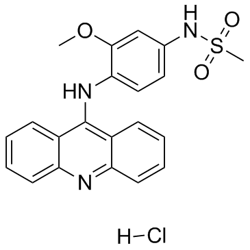 CAS:54301-15-4	Amsacrine (hydrochloride)	盐酸胺苯吖啶  中试供应 