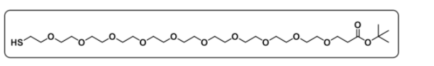 Thiol-PEG10-t-butyl ester