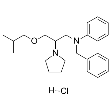 CAS:68099-86-5	Bepridil hydrochloride	1-异丁氧基-2-吡咯烷基-3-(N-苄基苯胺基)丙烷盐酸盐      药物分子开发