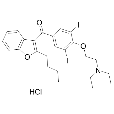 CAS:19774-82-4	Amiodarone (hydrochloride)	盐酸胺碘酮  规模供应 