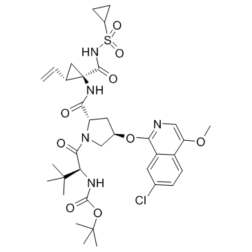 CAS:630420-16-5	Asunaprevir	阿那匹韦  药物分子开发  