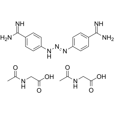 CAS:908-54-3   	Diminazene (aceturate)	二乙酰胺三氮脒       大包装