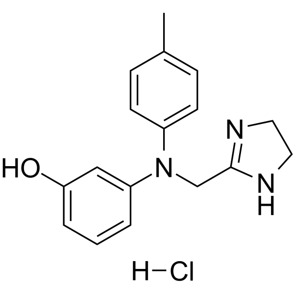 CAS:73-05-2	Phentolamine (hydrochloride)	盐酸酚妥拉明     新药中间体工艺