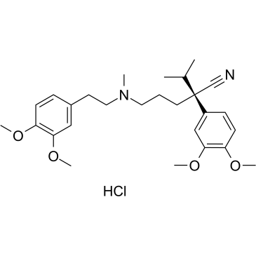 CAS:38176-02-2	(R)-Verapamil (hydrochloride)	R-维拉帕米     化合物合成
