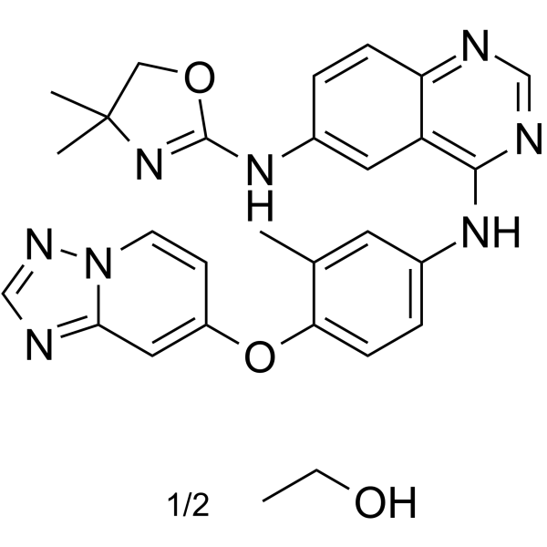 CAS:1429755-56-5	Tucatinib (hemiethanolate)	  工艺放大