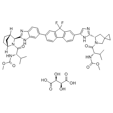 CAS:1502654-87-6	Ledipasvir (D-tartrate)	雷迪帕韦 D-酒石酸盐       药物分子开发