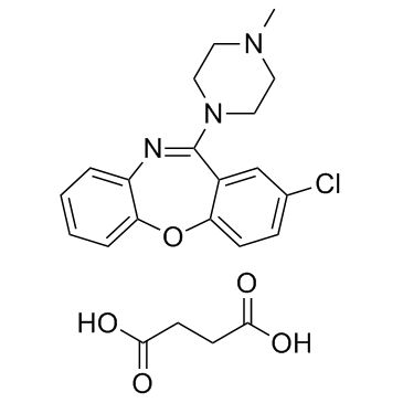 CAS:27833-64-3	Loxapine (succinate)  丁二酸洛沙平  化合物优化 