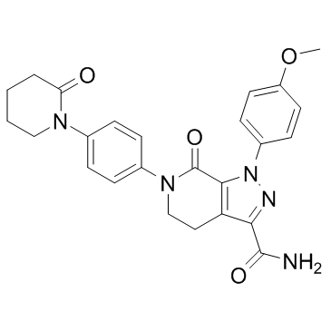 CAS:503612-47-3	Apixaban	阿哌沙班   KG级