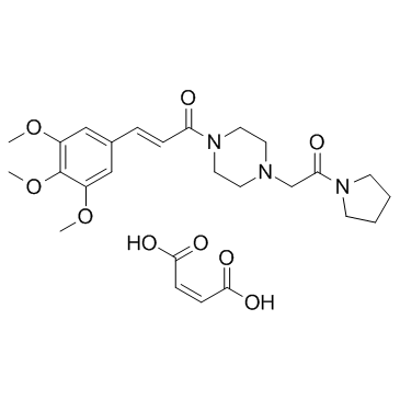 CAS:26328-04-1	Cinepazide (Maleate)	马来酸桂哌齐特    原研药中间体供应  