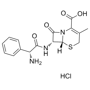 CAS:59695-59-9	Cephalexin (hydrochloride)	头孢氨苄盐酸盐     化合物优化