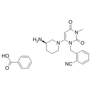 CAS:850649-62-6	Alogliptin (Benzoate)	阿格列汀苯甲酸盐    新药中间体KG级