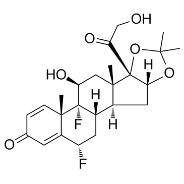 CAS:67-73-2	Fluocinolone (Acetonide)  	醋酸氟轻松       药物分子开发