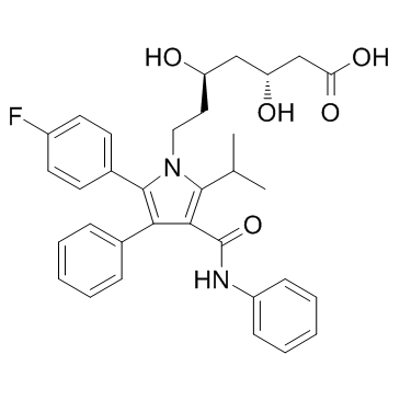 CAS:134523-00-5	Atorvastatin	阿托伐他汀      原料药研发
