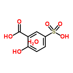 CAS:5965-83-3	     5-Sulfosalicylic acid (dihydrate)	   5-磺基水杨酸二水合物       原料药研发
