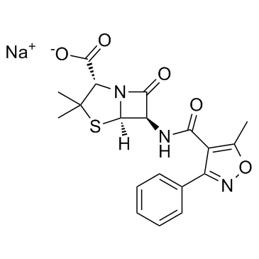 CAS:1173-88-2  	Oxacillin (sodium salt)	苯唑西林钠      KG级