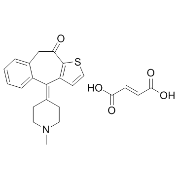 CAS:34580-14-8	Ketotifen (fumarate)	富马酸酮替芬   批量生产  