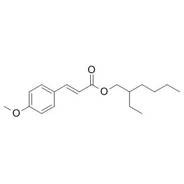 CAS:5466-77-3	   Octinoxate	对甲氧基肉桂酸辛酯       公斤级