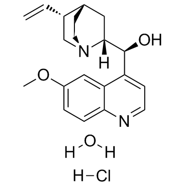 CAS:6151-40-2	Quinidine hydrochloride monohydrate	奎尼丁 盐酸盐 一水合物     化合物优化