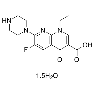 CAS:84294-96-2	Enoxacin (hydrate)	依诺沙星倍半水合物  原料药供应 