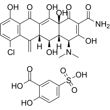 CAS:73816-42-9	Meclocycline (Sulfosalicylate Salt)	磺基水杨酸氯甲烯土霉素    原研药中间体供应