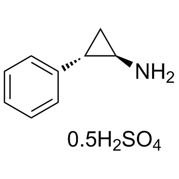 CAS:13492-01-8	Tranylcypromine (hemisulfate)	反苯环丙胺半硫酸盐   公斤级