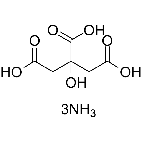 CAS:3458-72-8	    Citric acid (triammonium)    柠檬酸三铵     中试供应