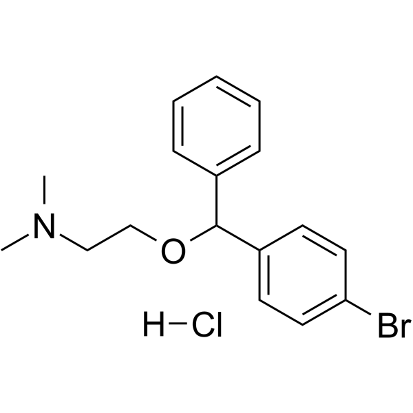 CAS:1808-12-4	 Bromodiphenhydramine (hydrochloride)	  盐酸苯海拉明杂质C    原料药研发