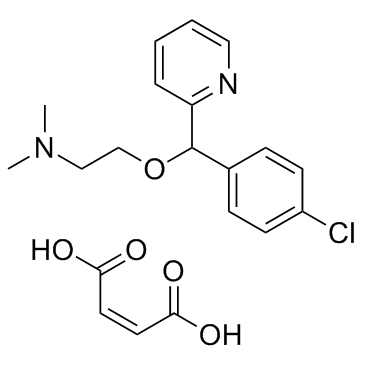 CAS:3505-38-2	   Carbinoxamine maleate salt	马来酸罗托沙敏       药物分子开发