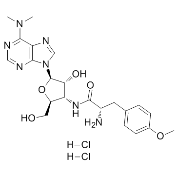 CAS:58-58-2	Puromycin (dihydrochloride)	嘌呤霉素盐酸盐    线路优化