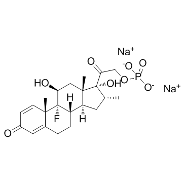 CAS:2392-39-4	  Dexamethasone phosphate (disodium)	地塞米松磷酸钠    新药中间体工艺
