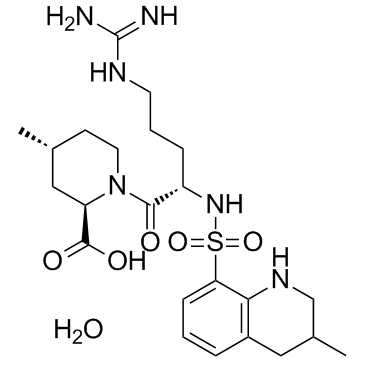 CAS:141396-28-3	Argatroban (monohydrate)	阿加曲班  批量生产  