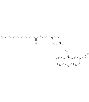 CAS:5002-47-1  	Fluphenazine decanoate  	癸氟奋乃静    原料药供应