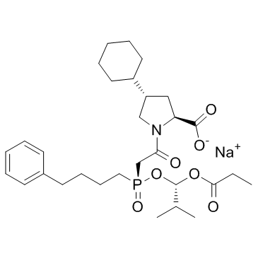 CAS:88889-14-9	Fosinopril (sodium)	福辛普利钠  中试供应 