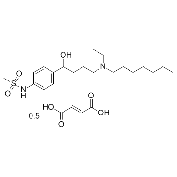 CAS:122647-32-9	Ibutilide (fumarate)	富马酸伊布利特   原料药供应 