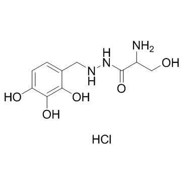 CAS:14919-77-8	Benserazide (hydrochloride)	盐酸苄丝肼   药物分子开发 