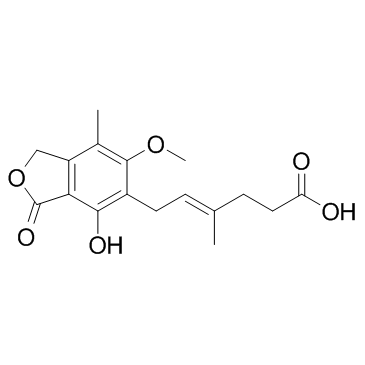 CAS:24280-93-1	Mycophenolic acid	霉酚酸     原研药中间体供应  