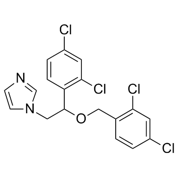 CAS:22916-47-8	Miconazole	咪康唑  药物分子开发  