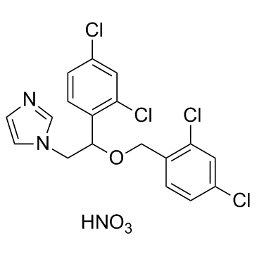 CAS:22832-87-7	Miconazole (nitrate)  	硝酸咪康唑     原研药中间体供应  