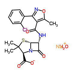 CAS:642-78-4	Cloxacillin (sodium)	氯唑西林钠   中间体生产