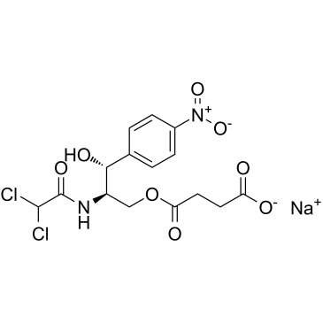 CAS:982-57-0	Chloramphenicol succinate (sodium)	    琥珀酸钠氯霉素     药物分子开发