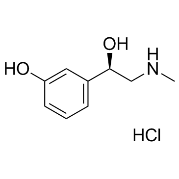 CAS:61-76-7	Phenylephrine (hydrochloride)	盐酸去氧肾上腺素   药物分子开发  