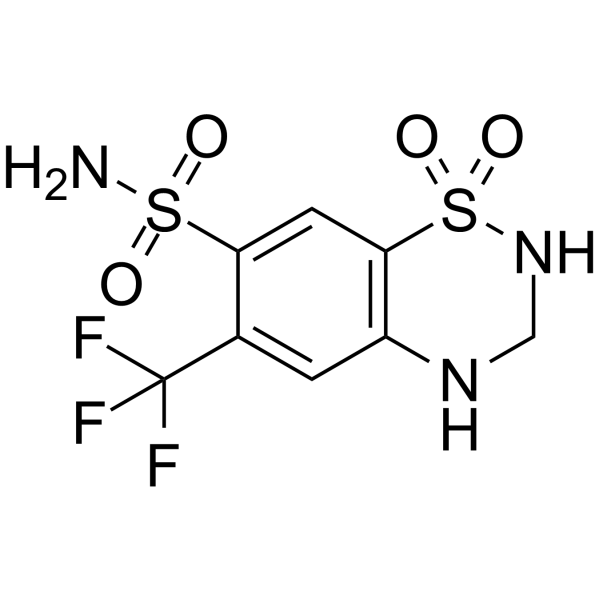 CAS:135-09-1	Hydroflumethiazide	氢氟噻嗪    新药中间体中试