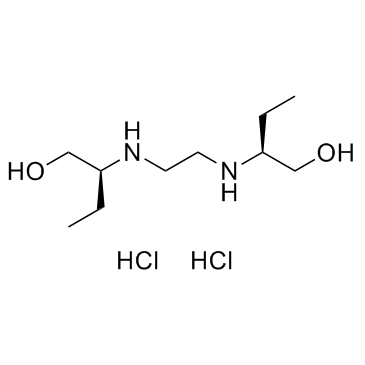 CAS:1070-11-7	Ethambutol (dihydrochloride)	盐酸乙胺丁醇   药物分子开发 