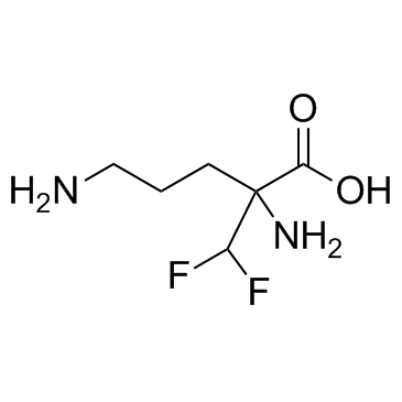 CAS:70052-12-9	Eflornithine	DL-Alpha-二氟甲基鸟氨酸盐酸盐  中试供应 