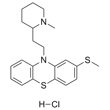 CAS:130-61-0	Thioridazine (hydrochloride)	盐酸硫利达嗪  中试供应 