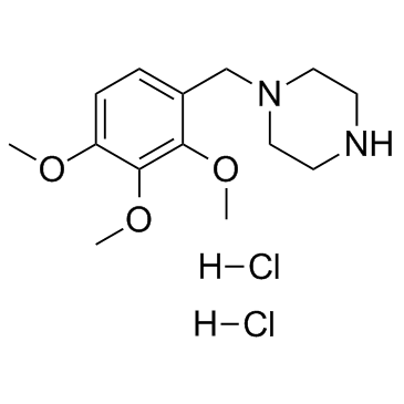 CAS:13171-25-0	Trimetazidine (dihydrochloride)	1-(2,3,4-三甲氧基苄基)哌嗪二盐酸盐   公斤级  